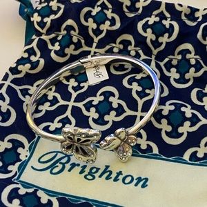 BRIGHTON Butterfly Spring Clasp Bracelet NWT